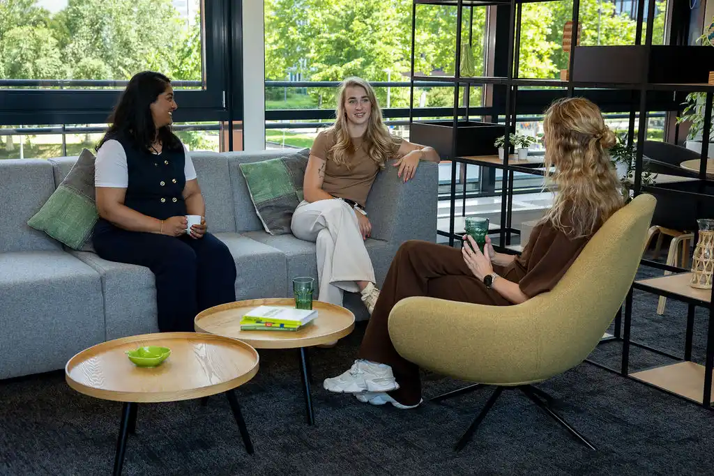 Collegas aan het vergaderen usg