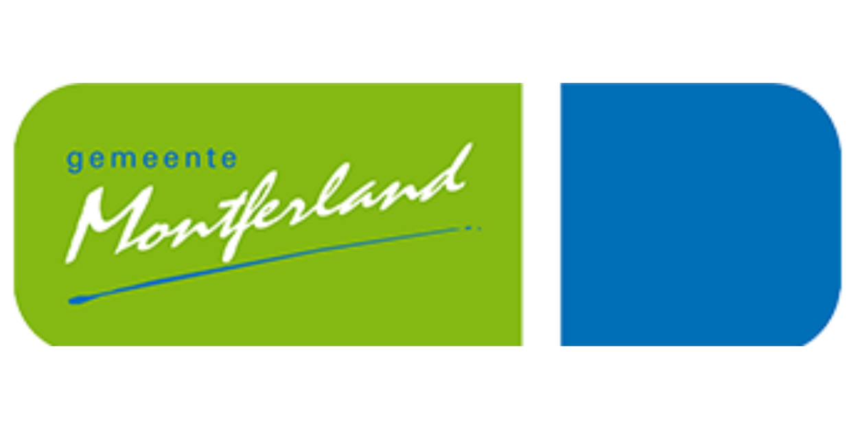 Logo groen blauw Montferland